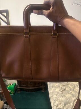 CoachClassic Brown Leather Tote bag-